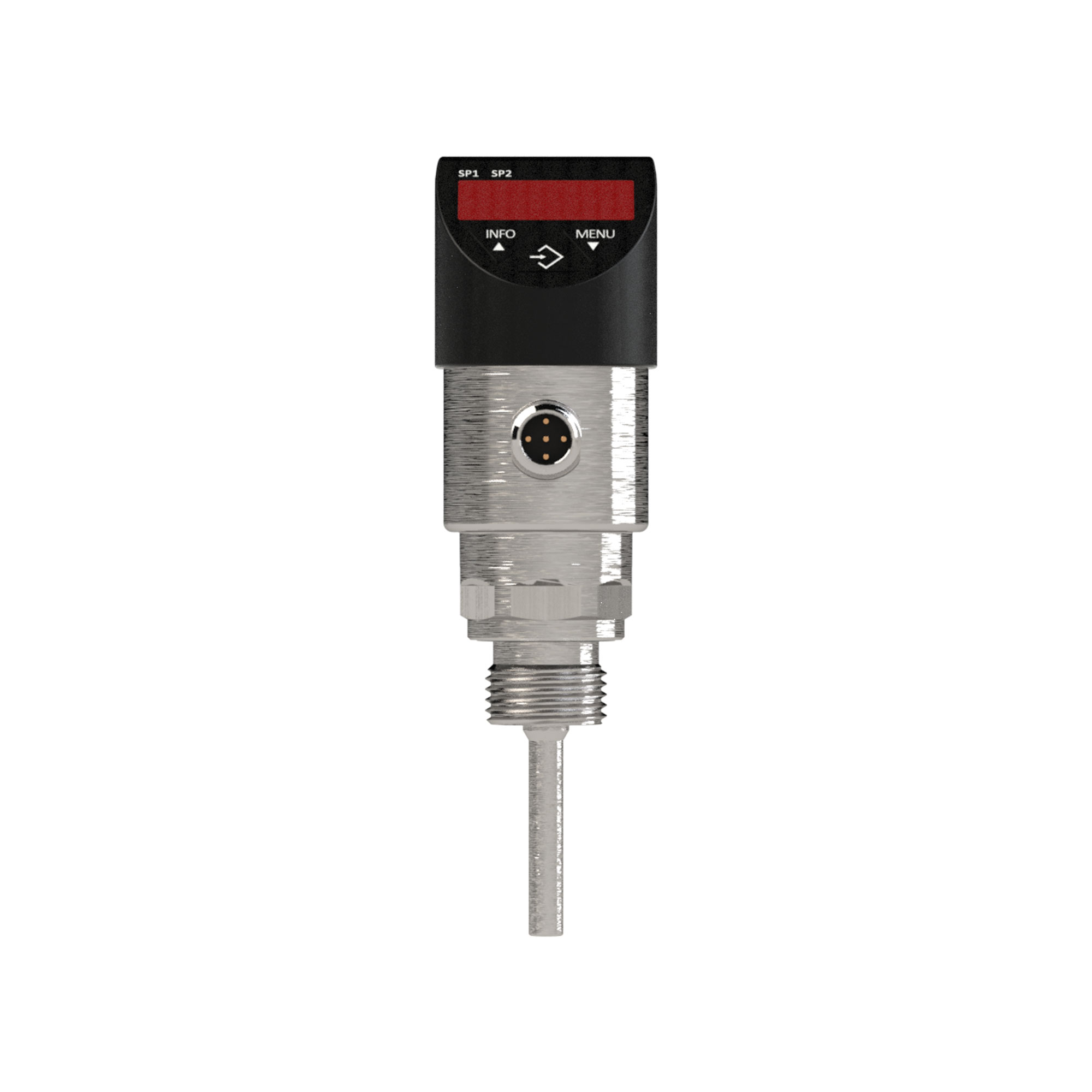 Electronic temperature switch, TSD-30, PNP, IO, 4-wire, 50mm - Riegler 148330