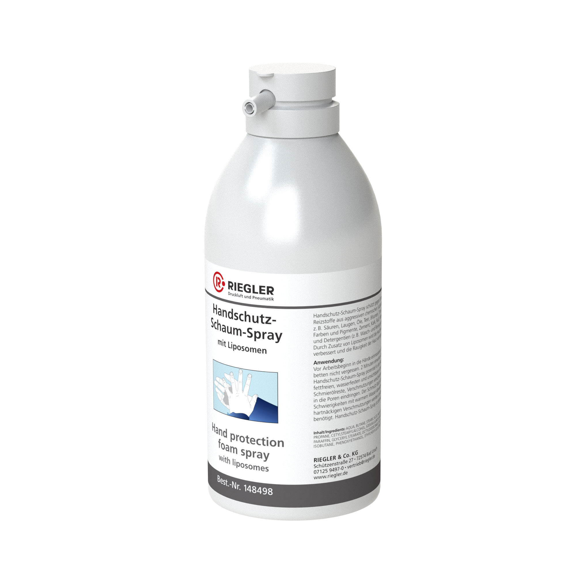 Hand protection foam spray, 250 ml - Riegler 148498