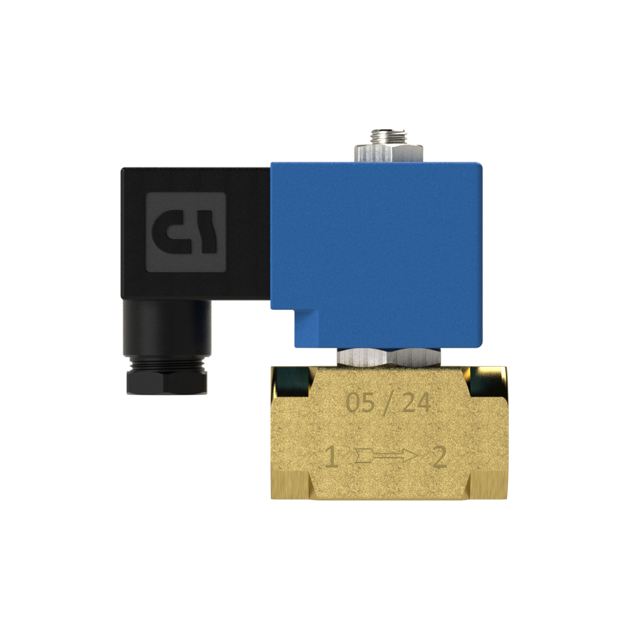 2/2-Wege-MV., MS, NO, direktg., 230 V, G 1/2, PN 0-10 bar, NBR - Riegler 148564