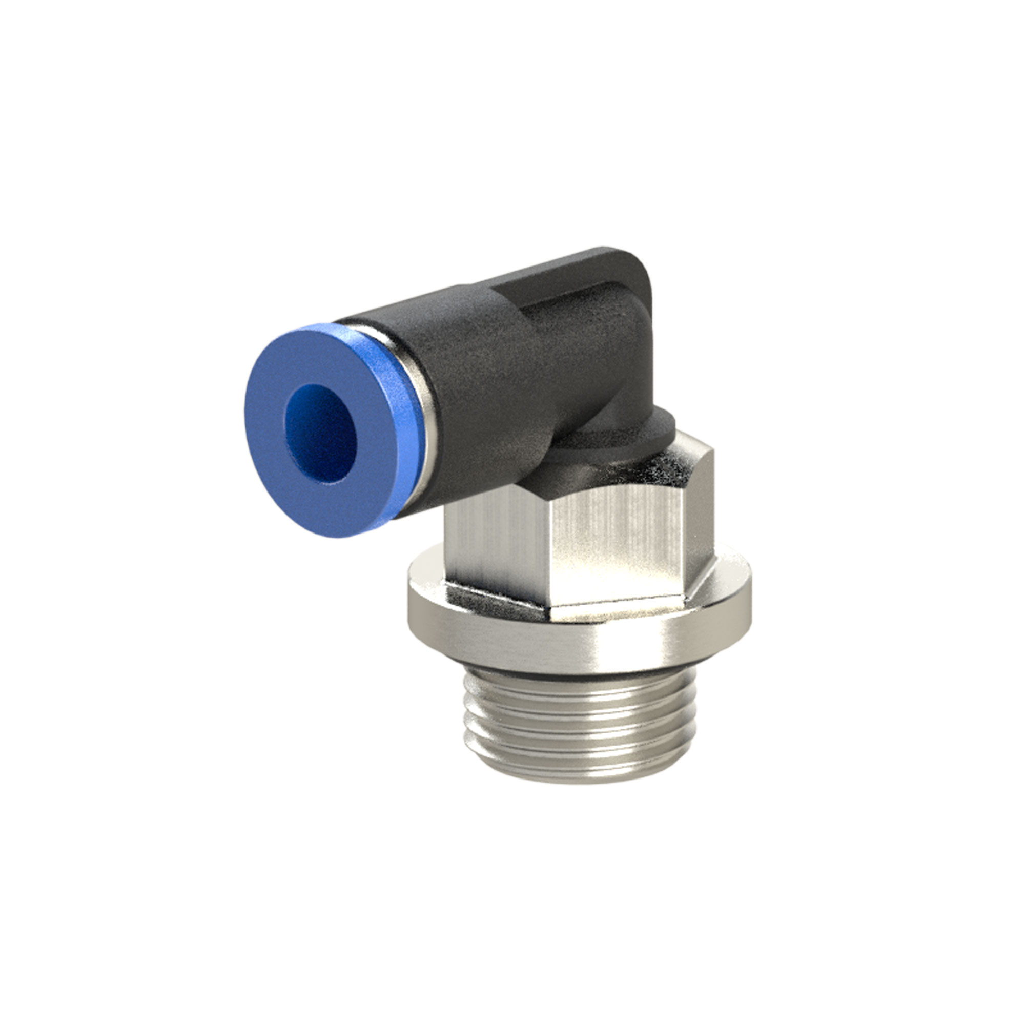 Push-in L-fitting »Blue Series« mini, rotating - Riegler K1255