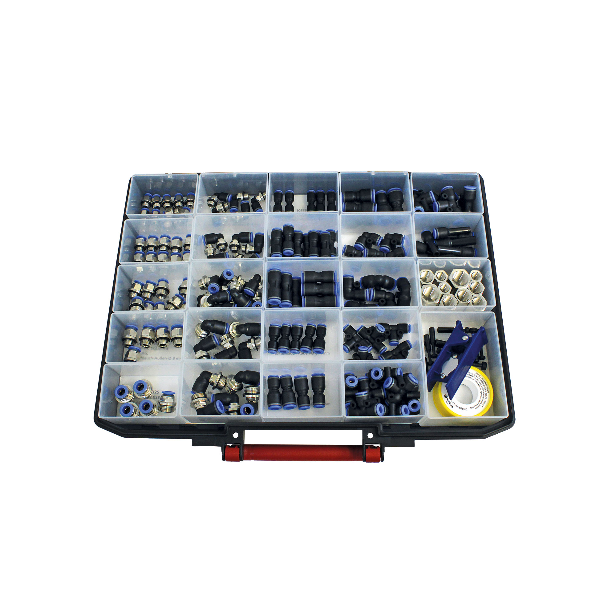 Sortimentsbox, Schnellsteckverbindungen »Blaue Serie« - Riegler 148952