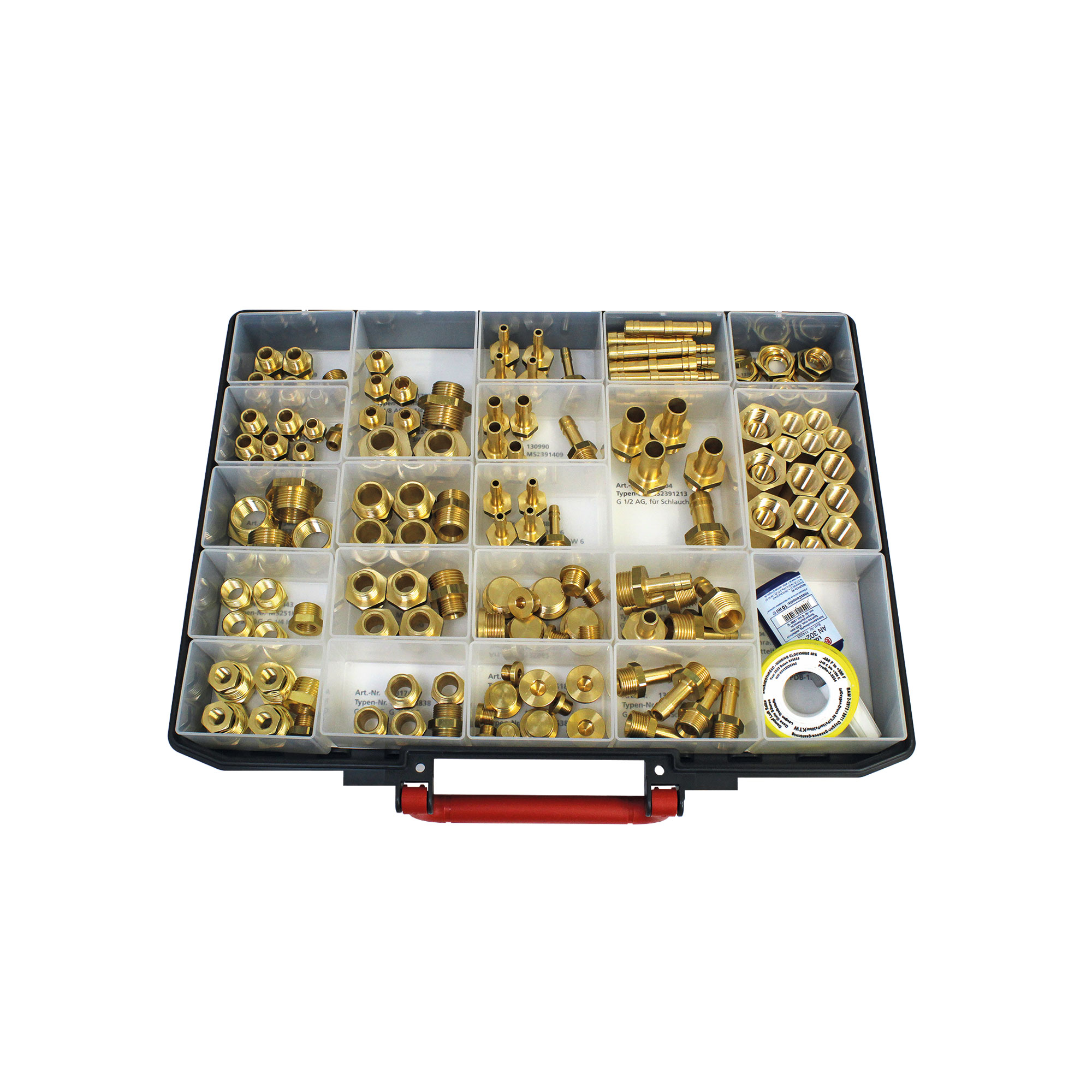 Sortimentsbox, Messingdrehteile, reduzierte Bestückung - Riegler 148957