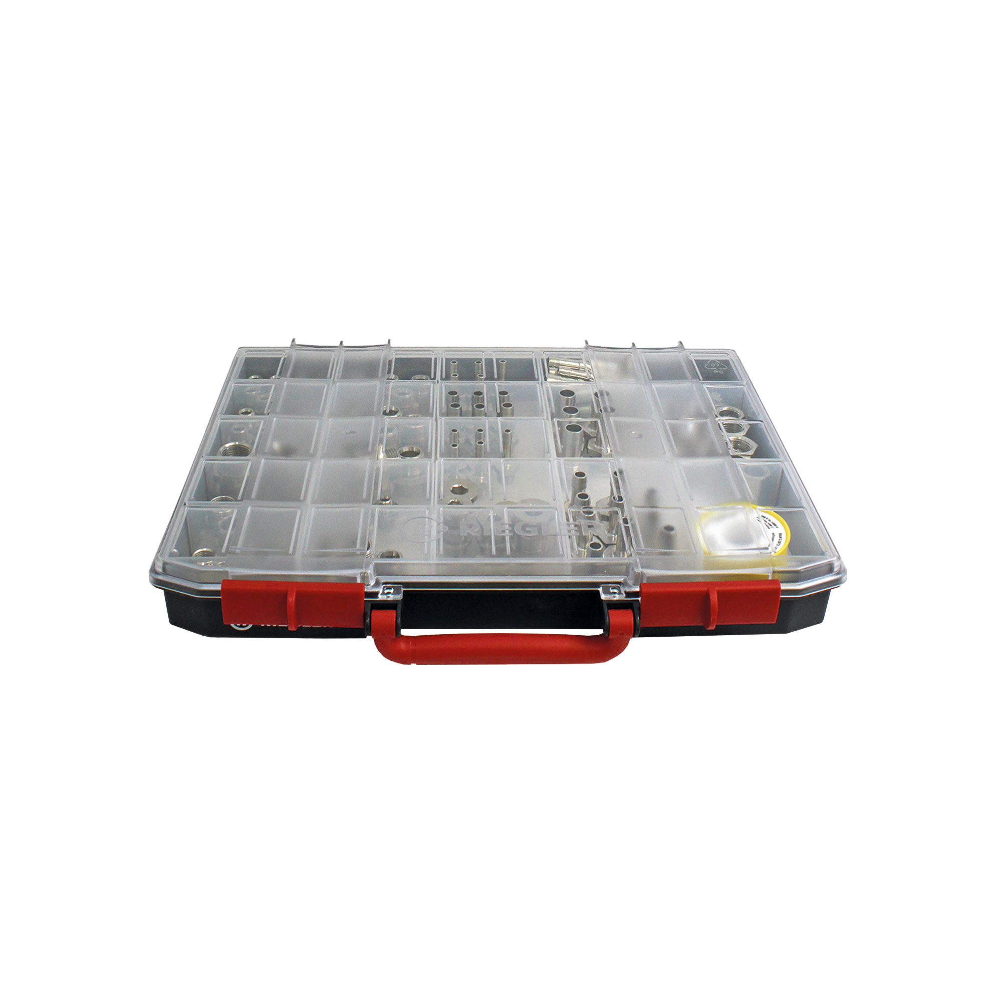 Sortimentsbox, Messingdrehteile vernickelt - Riegler 148958