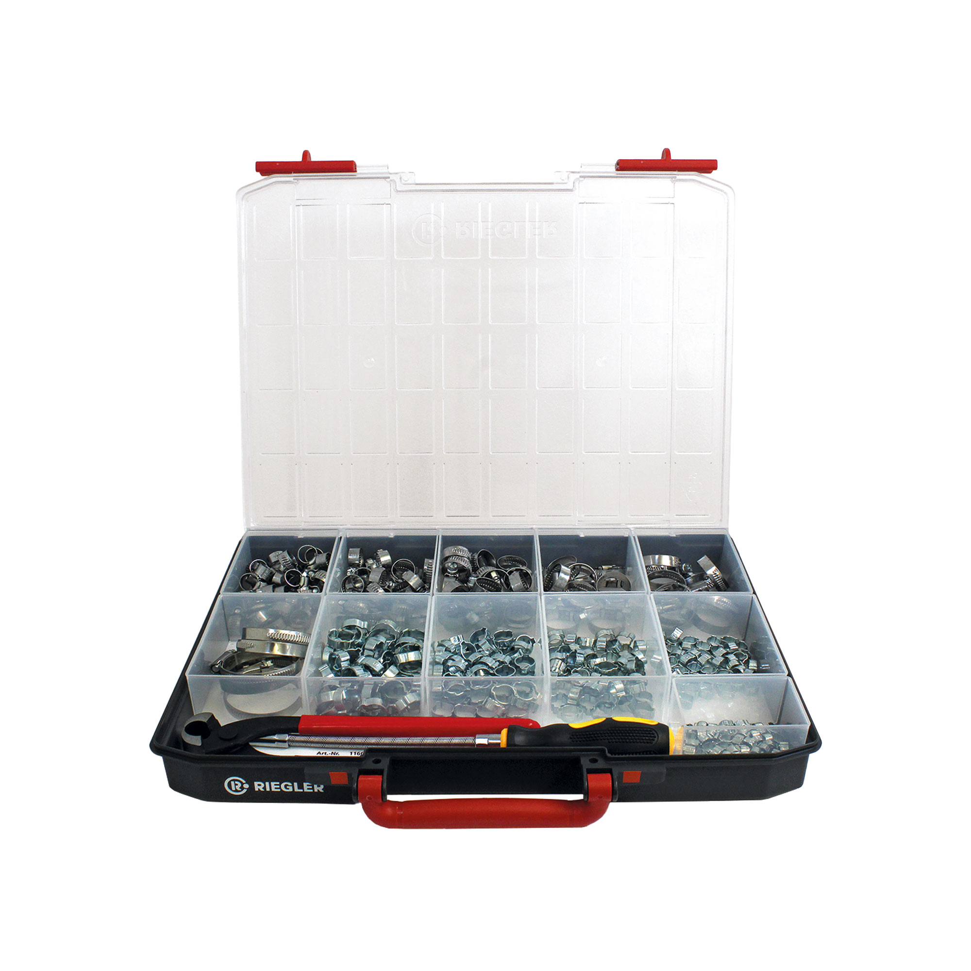 Assortment box, hose clamps - Riegler 148959
