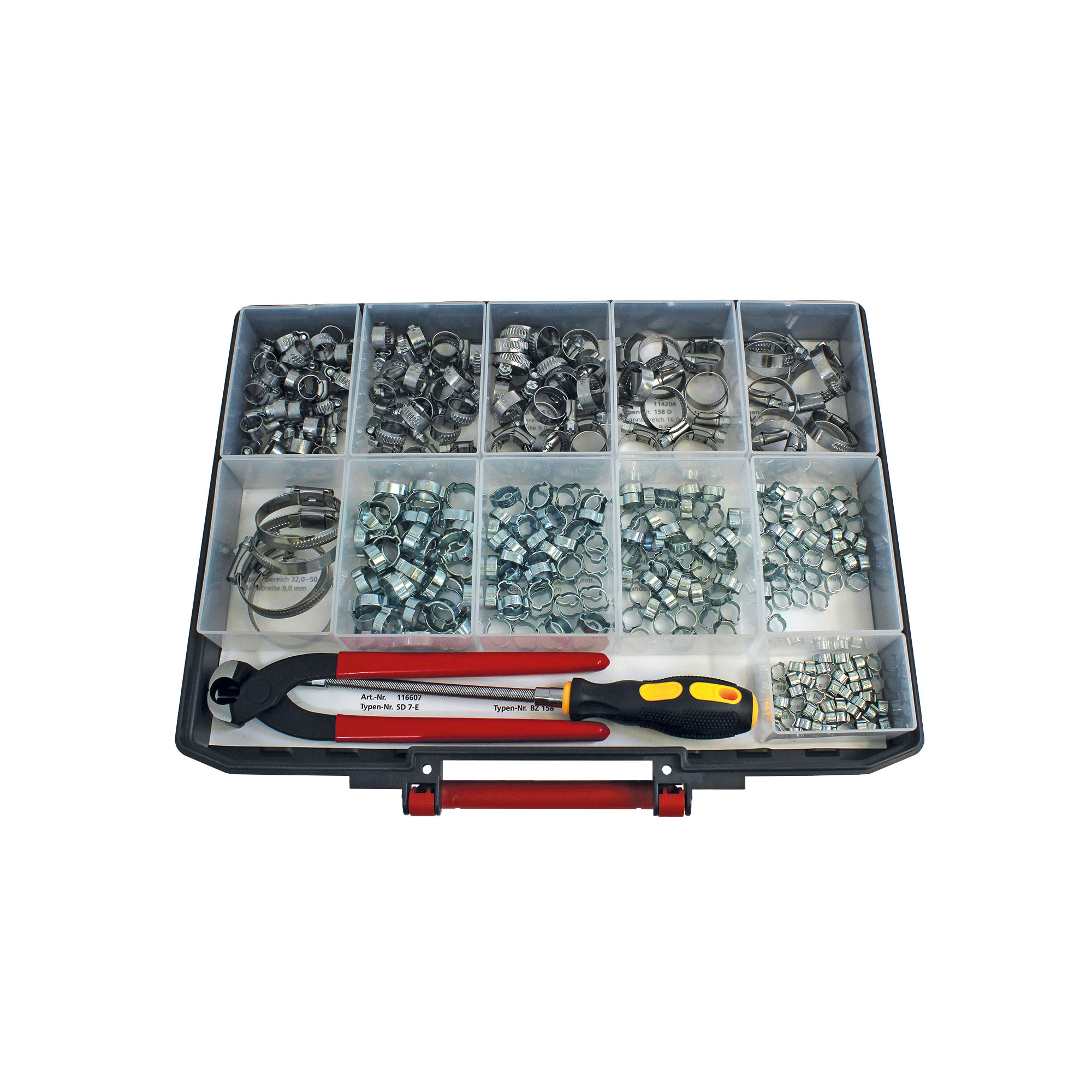 Assortment box, hose clamps - Riegler 148959
