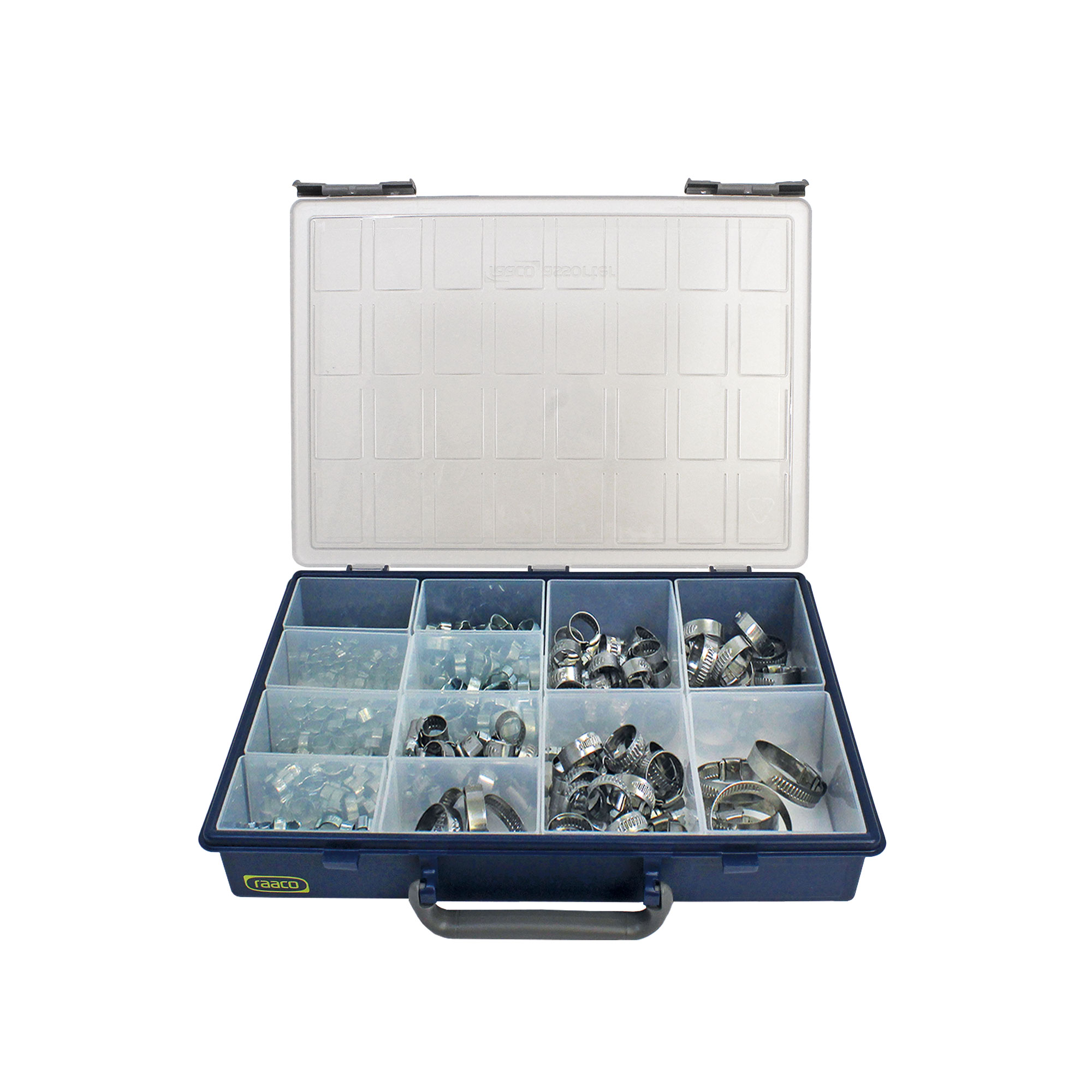 Sortimentsbox, Schlauchschellen, reduzierte Bestückung - Riegler 148960