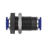 Riegler 135760.Straight push-in bulkhead connector »Blue Series«, M20x1.5
