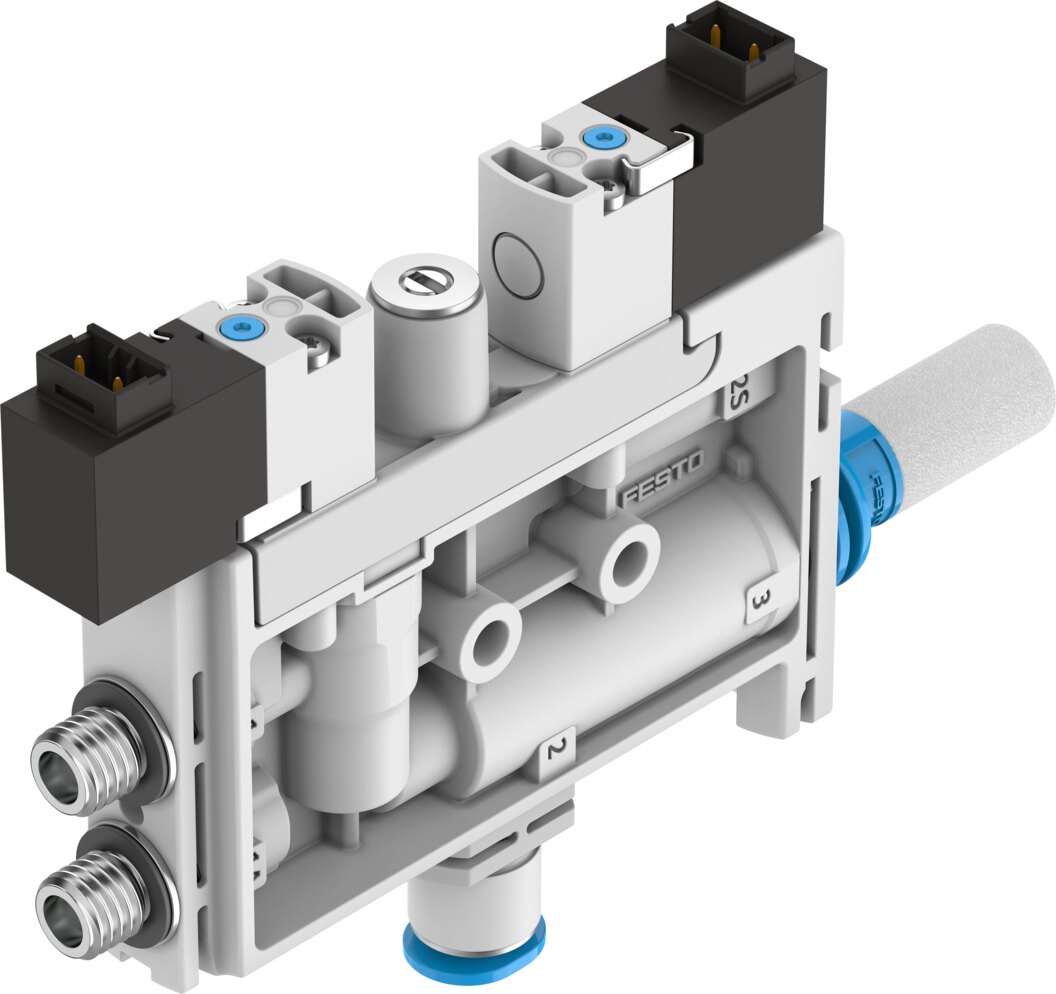 Vakuumsaugdüse OVEL-10-H-15-P-VQ6-UA-C-A-V1PNLK-H3 - Festo 604111