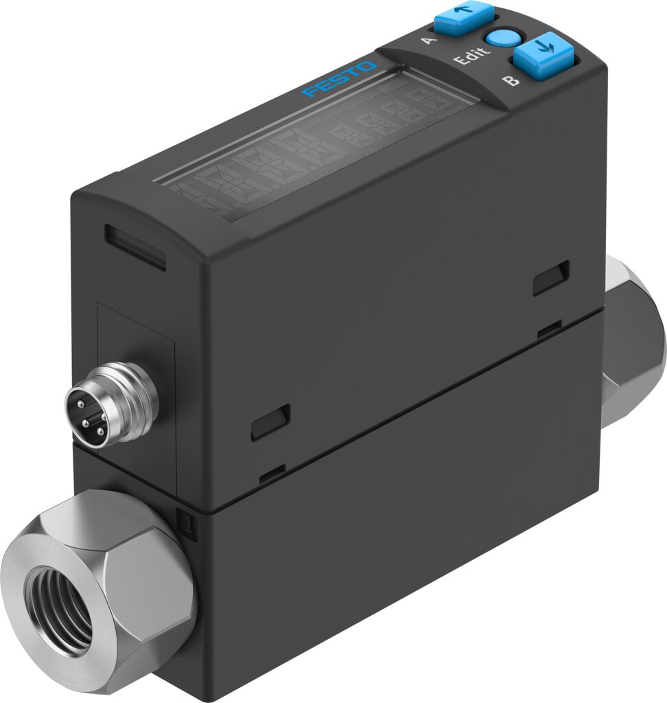 Flow sensor SFAH-5U-G18FS-PNLK-PNVBA-M8 - Festo 8158425
