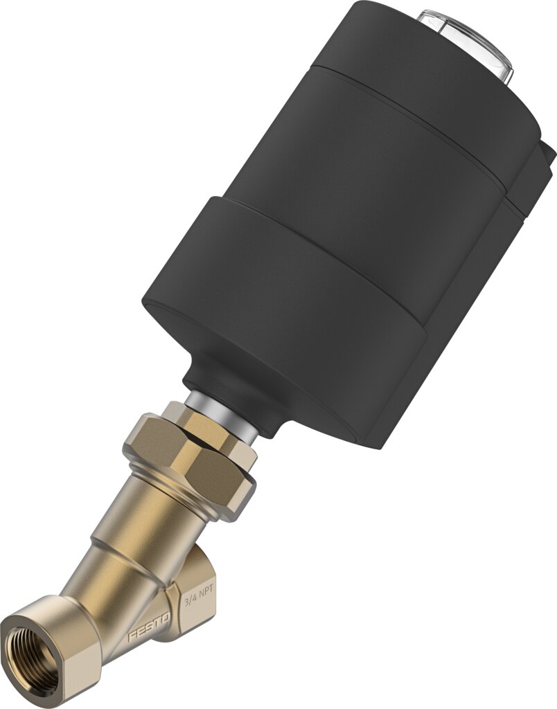 Schrägsitzventil VZXA-A-TS7-3/4"-M6-B1T-16-K-75-20-PR-PM - Festo 8111599