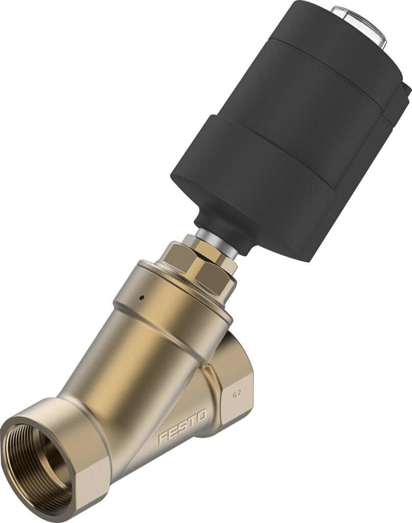 Angle seat valve VZXA-B-TS6-50-M2-B1T-5.6-K-75-20-PM - Festo 8111597