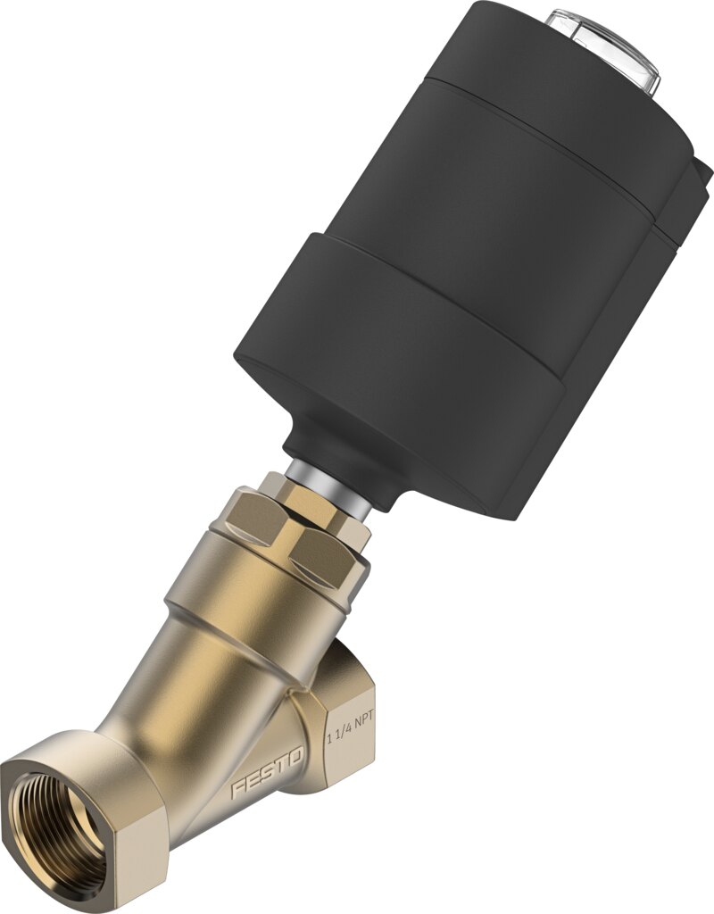 Schrägsitzventil VZXA-A-TS7-1 1/4"-M6-B1T-16-K-75-20-PR-PM - Festo 8111601