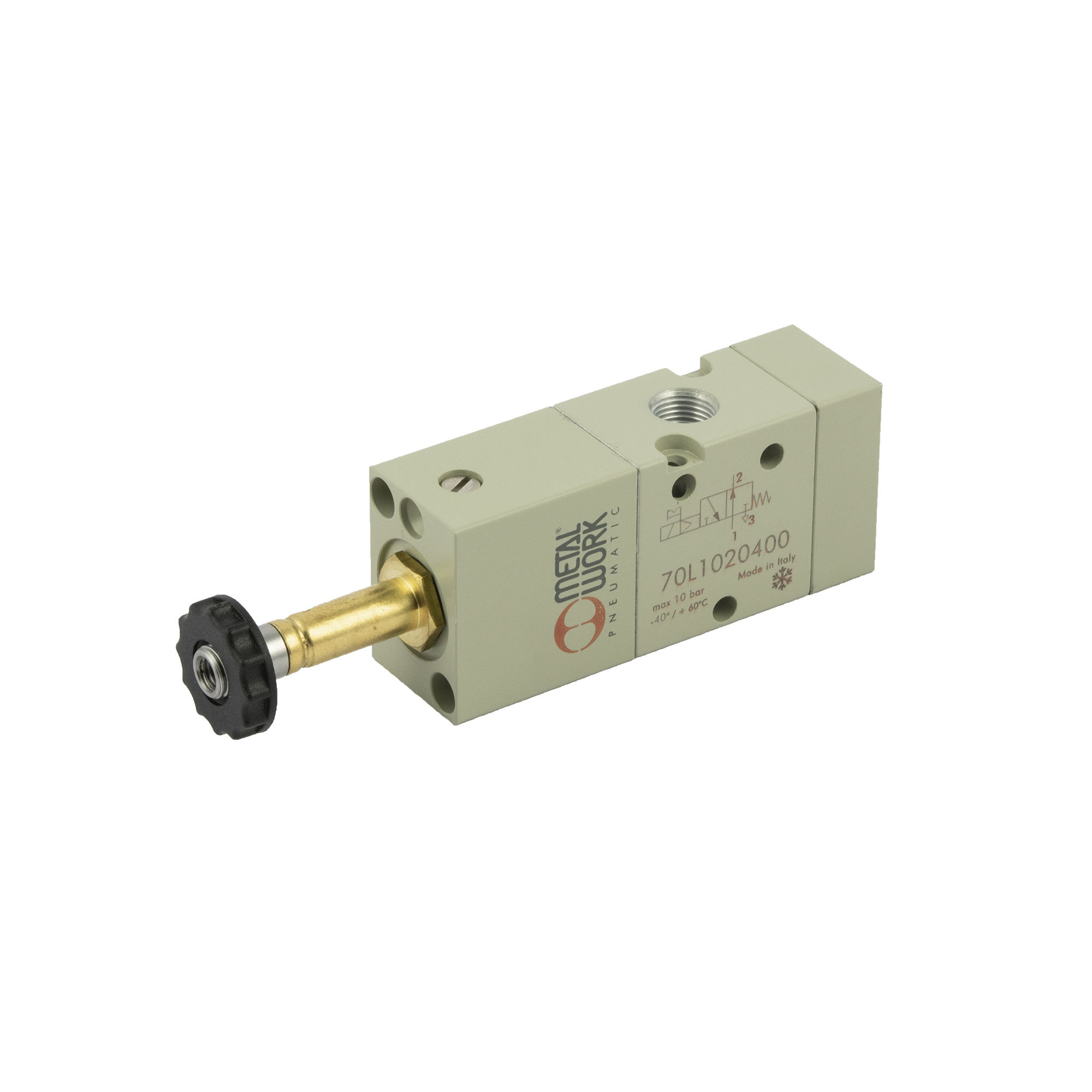 3/2-Wegeventil Tieftemperatur, elektropn., monostabil, G 1/8, NC - Riegler 149933