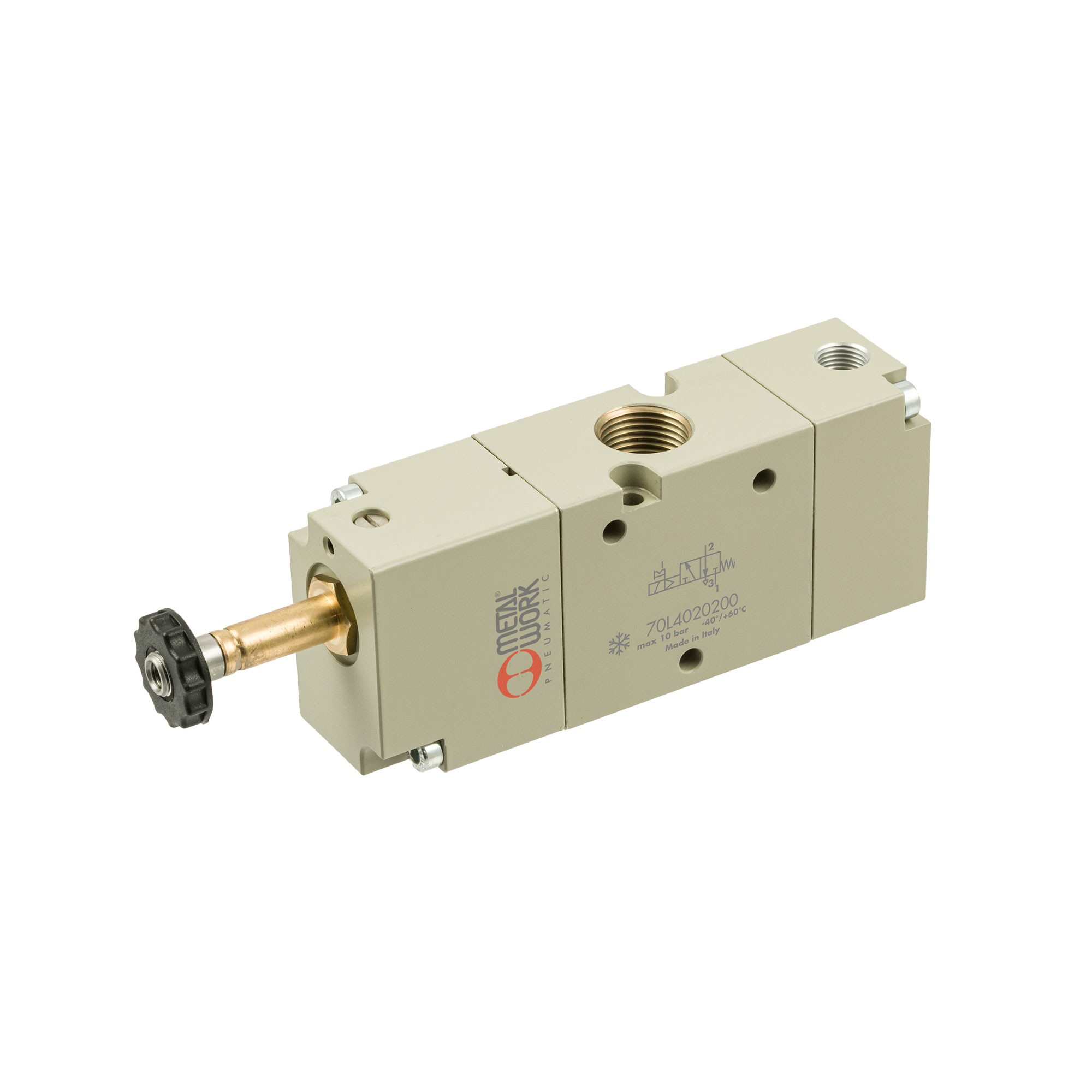 3/2-Wegeventil Tieftemperatur, elektropn., monostabil, G 3/8, NC - Riegler 149935