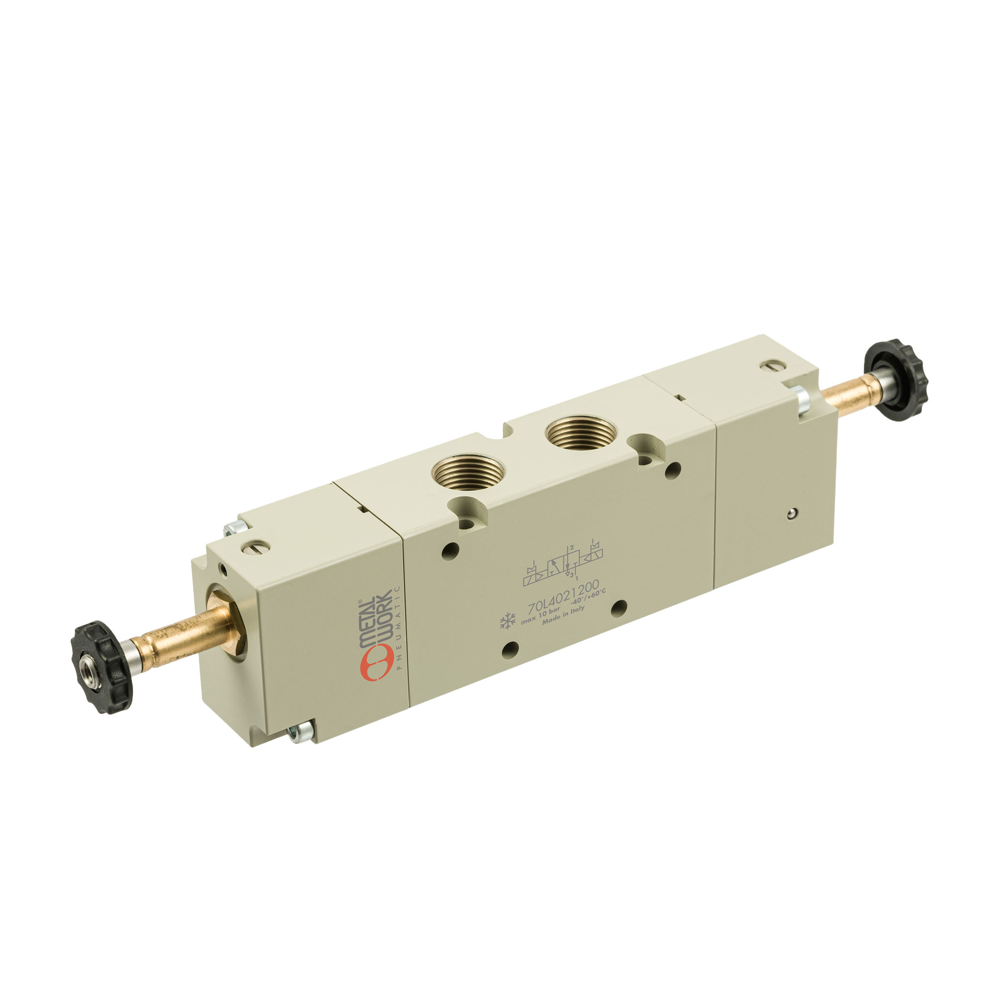 5/2-Wegeventil Tieftemperatur, elektropn., bistabil, G 3/8 - Riegler 149944