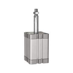 Riegler 155953. Kompaktzyl., einfachwirkend, AG, ausgef., Ø12, Hub5, M5, ISO21287