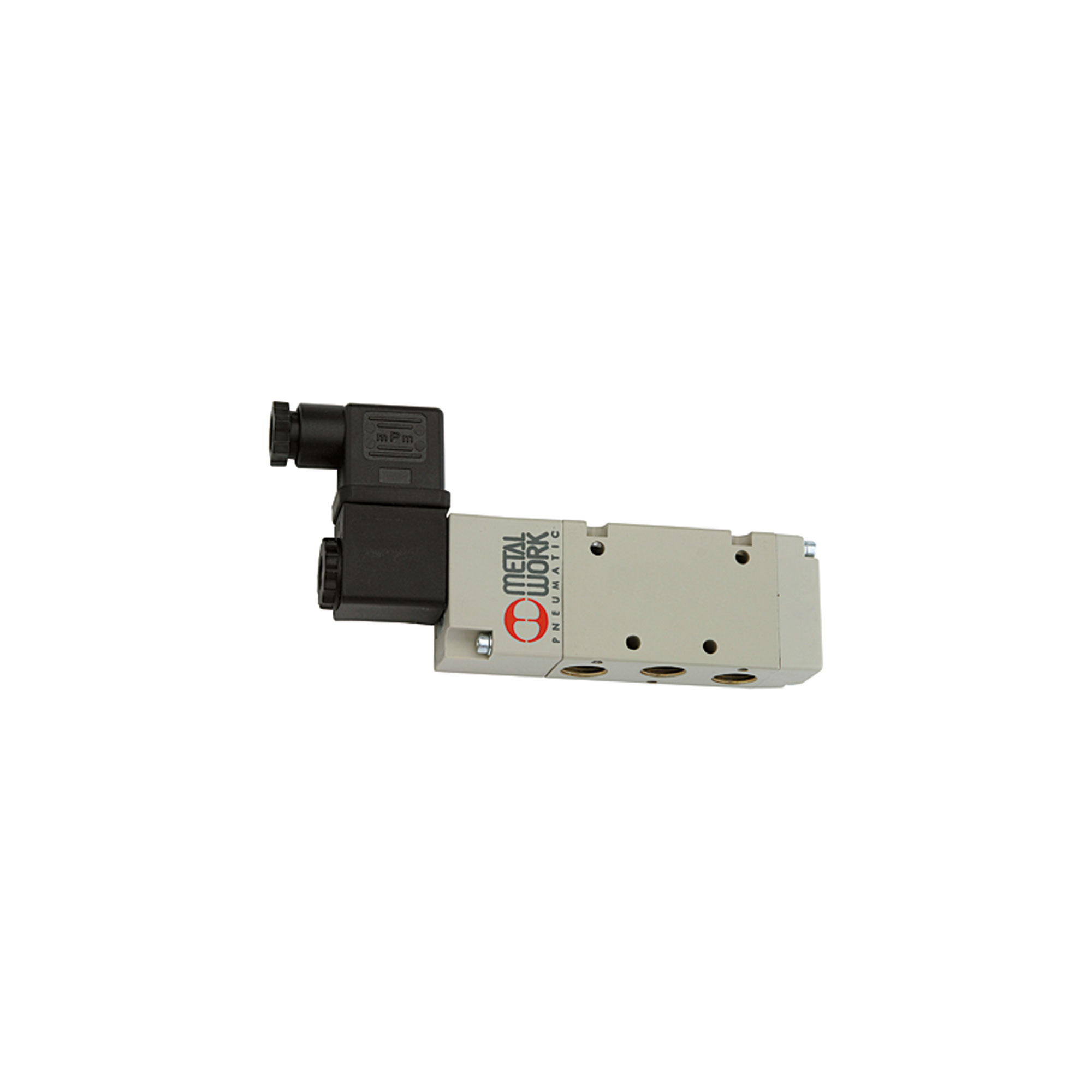5/2-way valve low temp., electropn., mono., G 3/8, 24 V DC - Riegler 150055