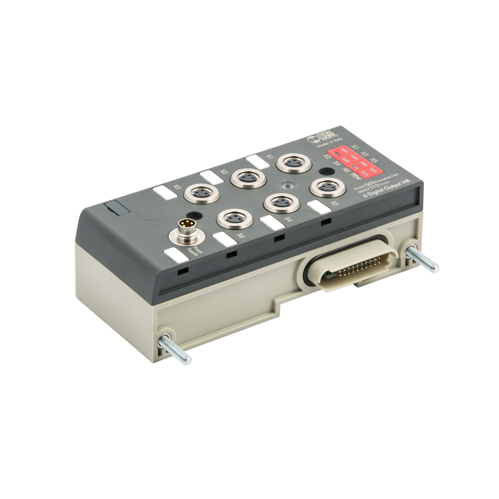 Signal-Modul EB 80, 6x M8 digitale Ausgänge, Energieversorgung - Riegler 150891