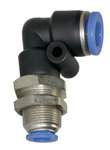 Riegler 109821.Push-in bulkhead L-connector »Blue Series« M12x1, hose ext. Ø 4