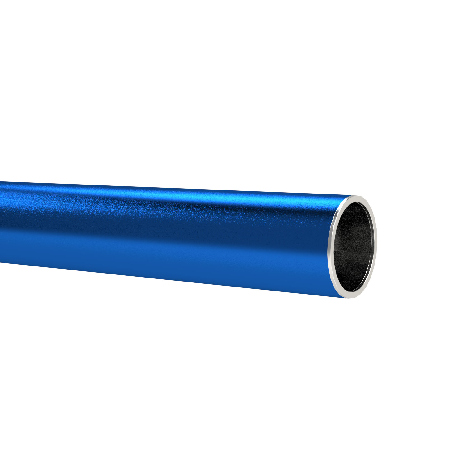 Aluminiumrohr, blau, Rohr-ø 35x31, 3 m - Riegler 147157