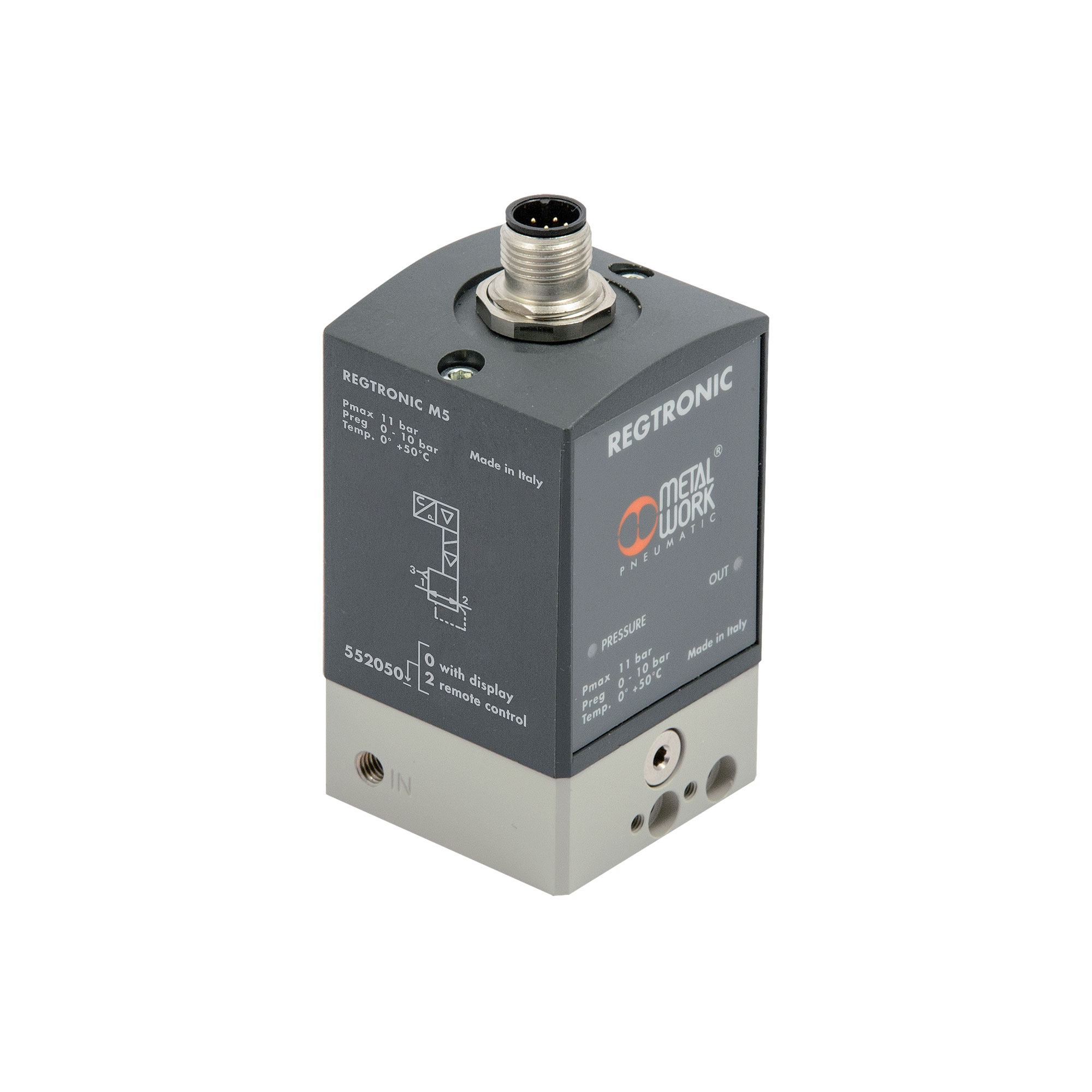 Präz.-Prop.-Druckregler REGTRONIC, M5, ferngest., IO-Link - Riegler 152340