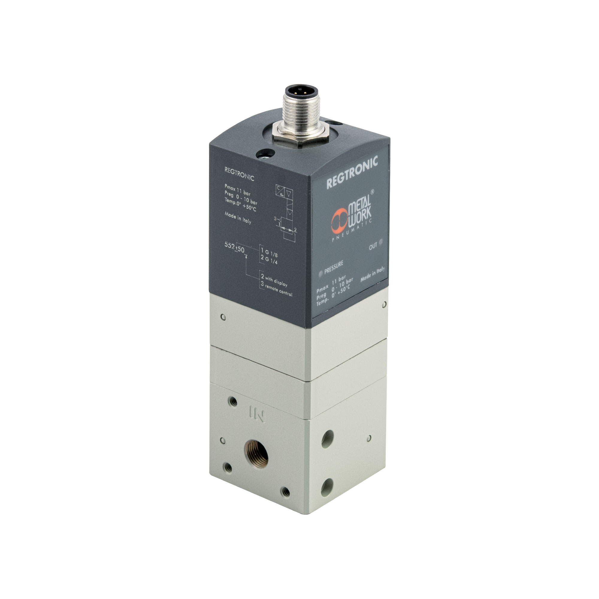Präz.-Prop.-Druckregler REGTRONIC, G 1/8, ferngest., IO-Link - Riegler 153015