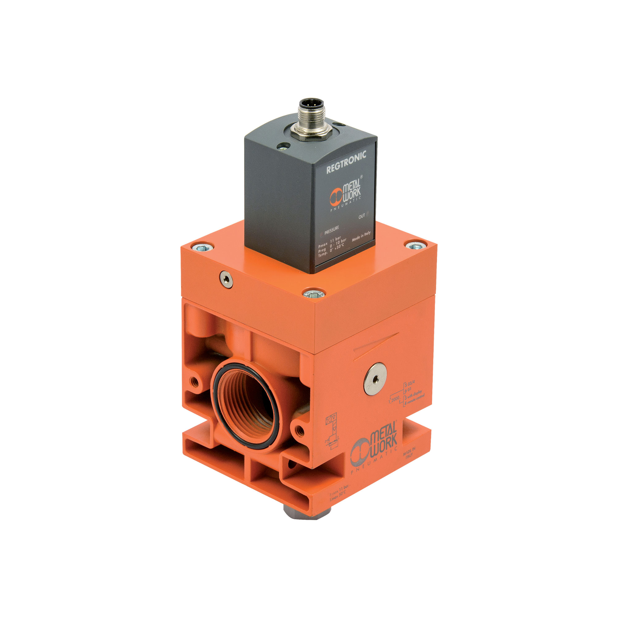 Prop. prec. regulator REGTRONIC NEW DEAL, G 3/4, remote, IO-Link - Riegler 153035