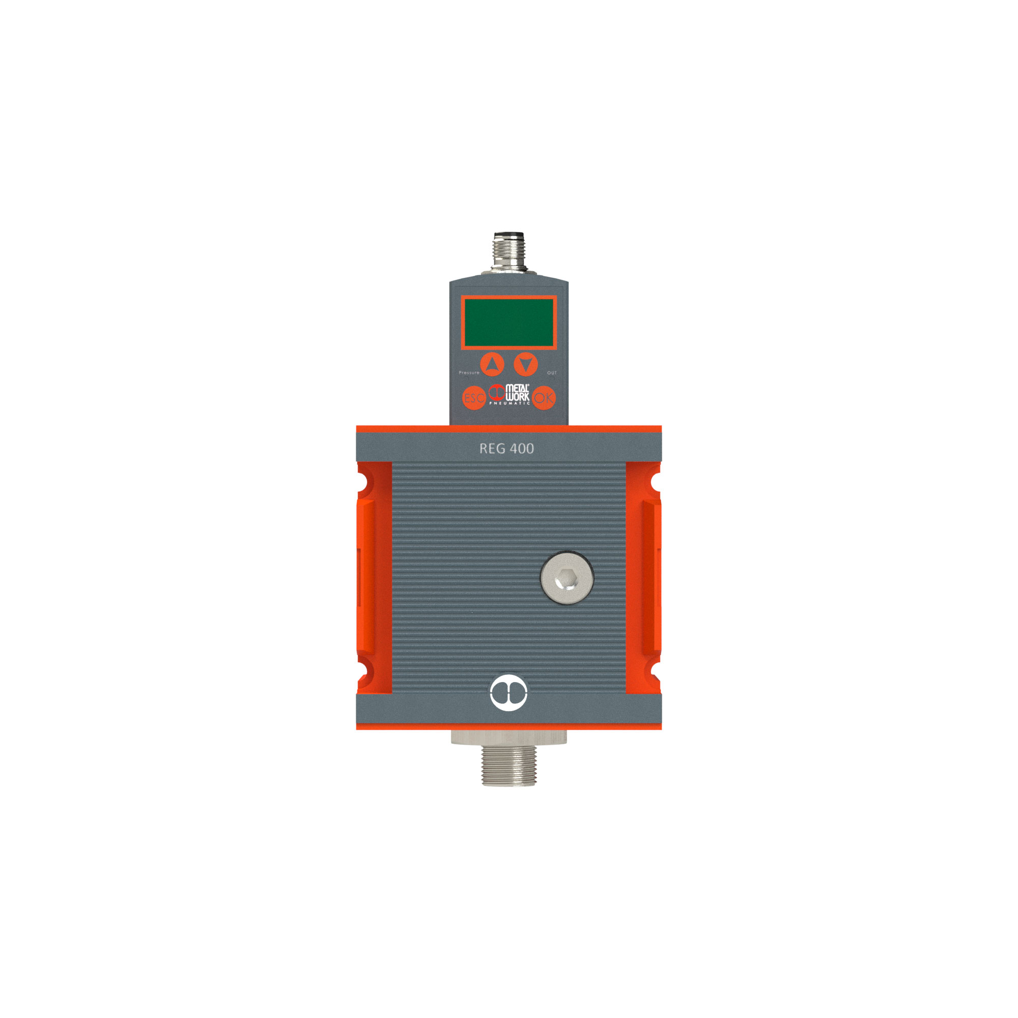 Prop. regulator REGTRONIC 400, w/o end plates, display, 0-10 V - Riegler 153044