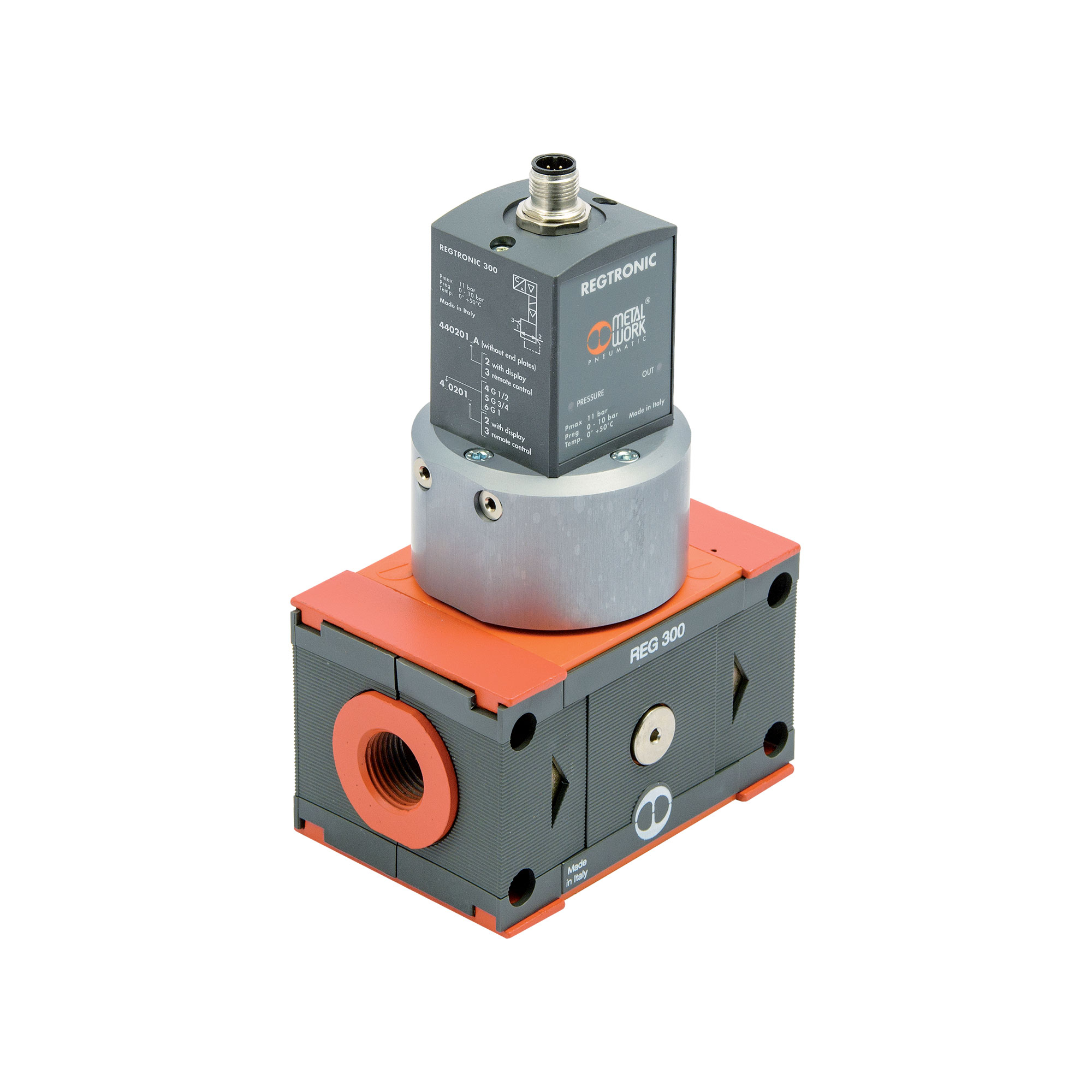 Präz.-Prop.-Druckregler REGTRONIC 300, G 1, ferngest., 4-20 mA - Riegler 153074