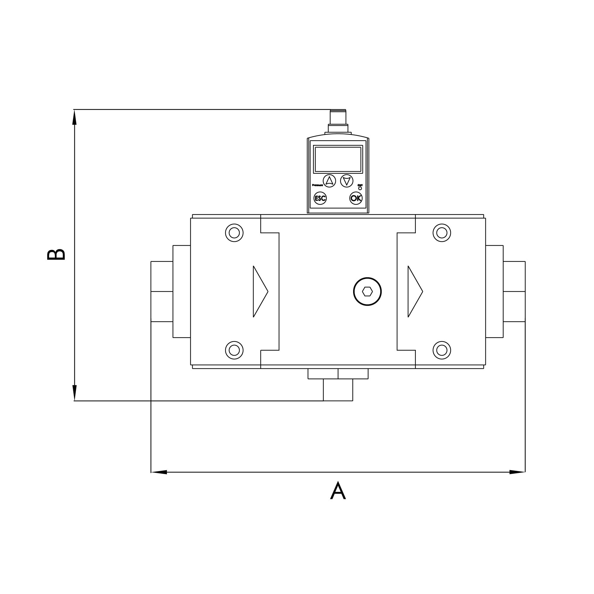 Präz.-Prop.-Druckregler REGTRONIC 400, G 2, Display, IO-Link - Riegler 153103