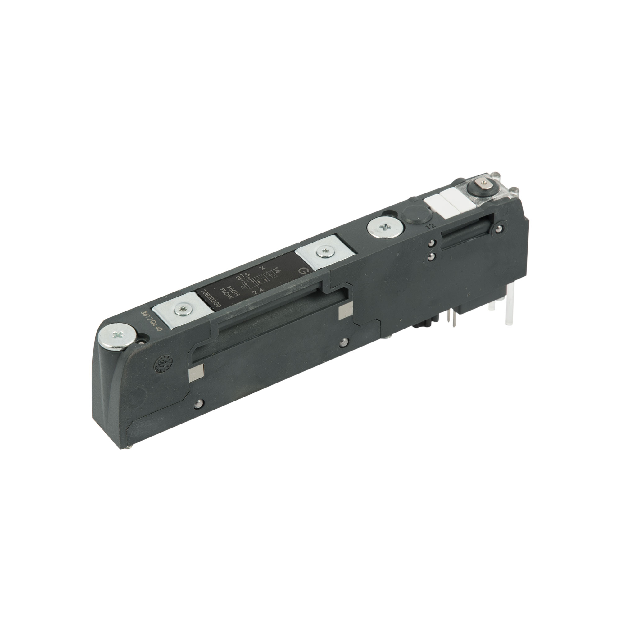 High-flow valve EB 80, 3/2-way NC, manual control monostable - Riegler 153119