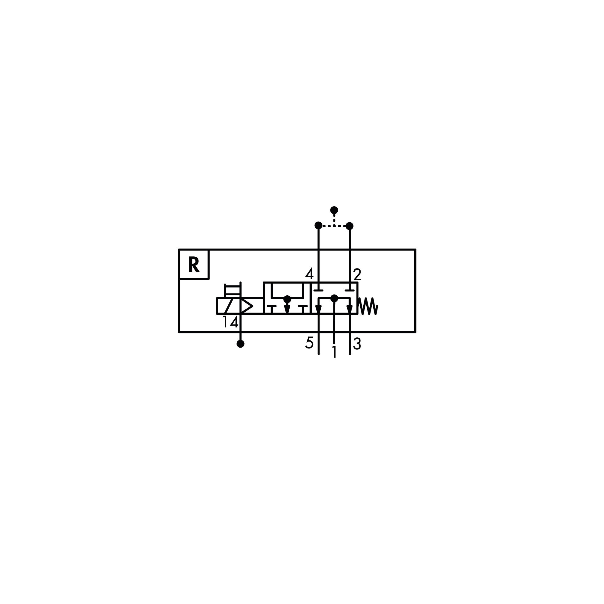 Shut-off valve for valve island EB 80, manual control monostable - Riegler 153123