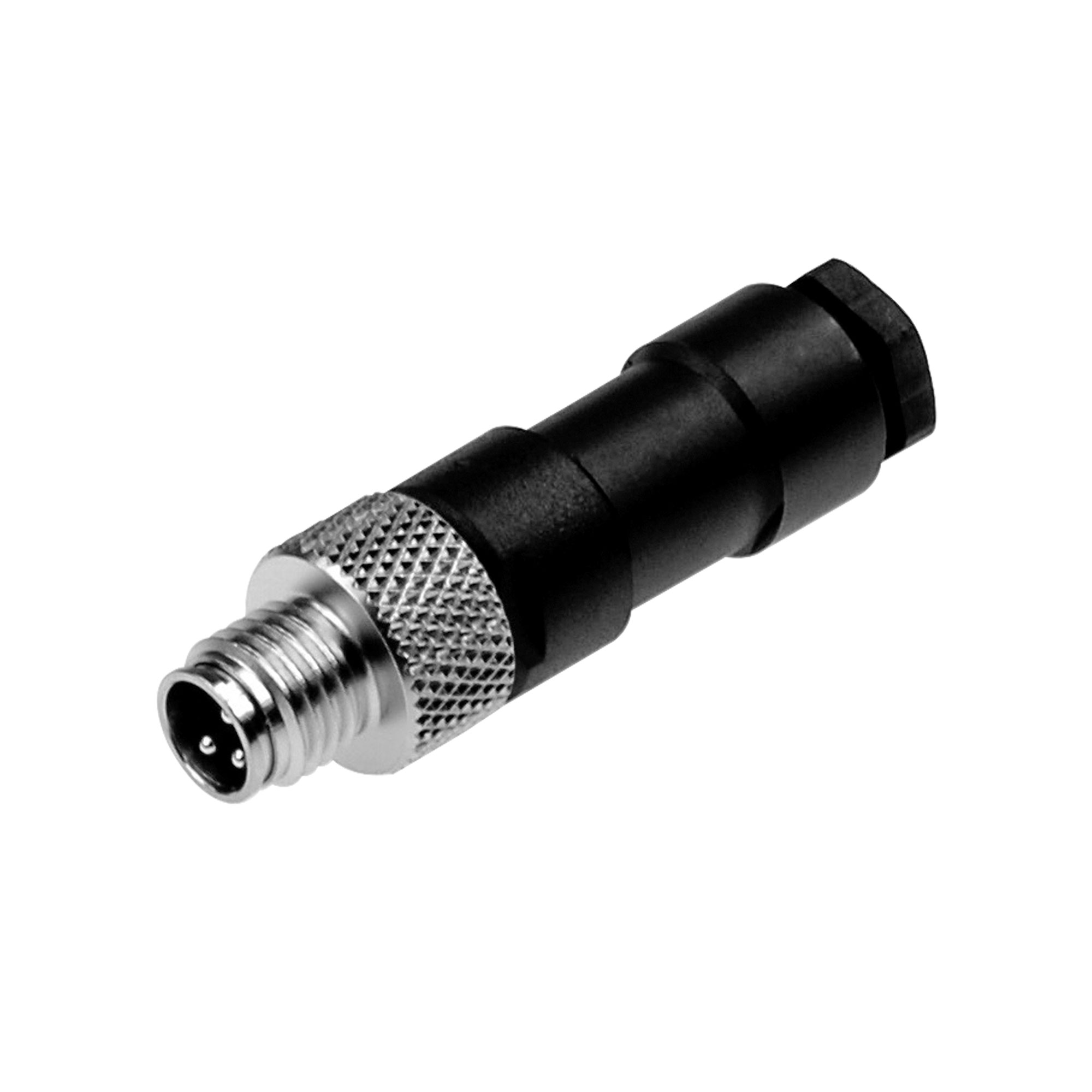 M8 male connector straight, for analogue in-/outputs, 4-pin - Riegler 153708