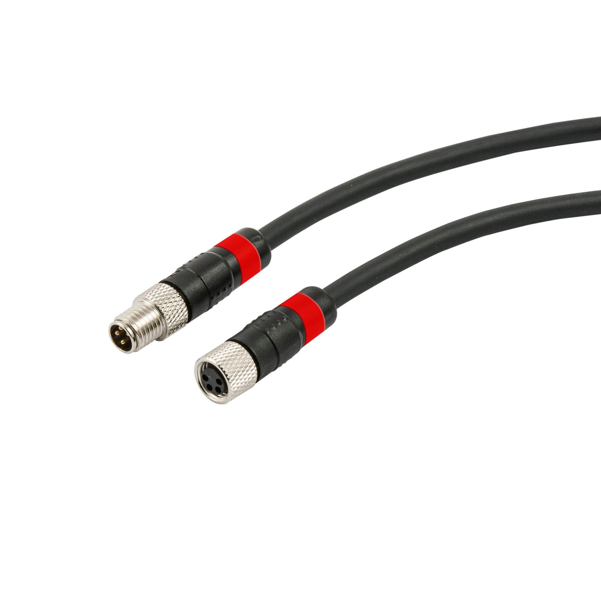 Adapterkabel 0-10 V, M8 Stecker 0° / M8 Buchse 0°, 4-polig, 0,3 m - Riegler 153727