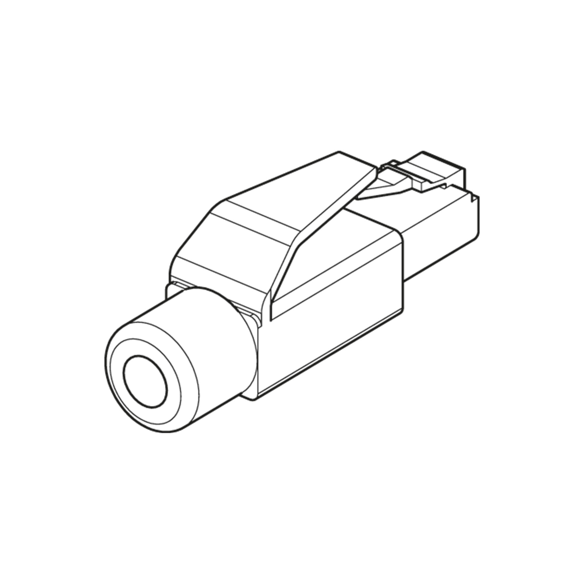 RJ45-Anschluss, 4 Kontakte gem. IEC 60603-7 - Riegler 153739