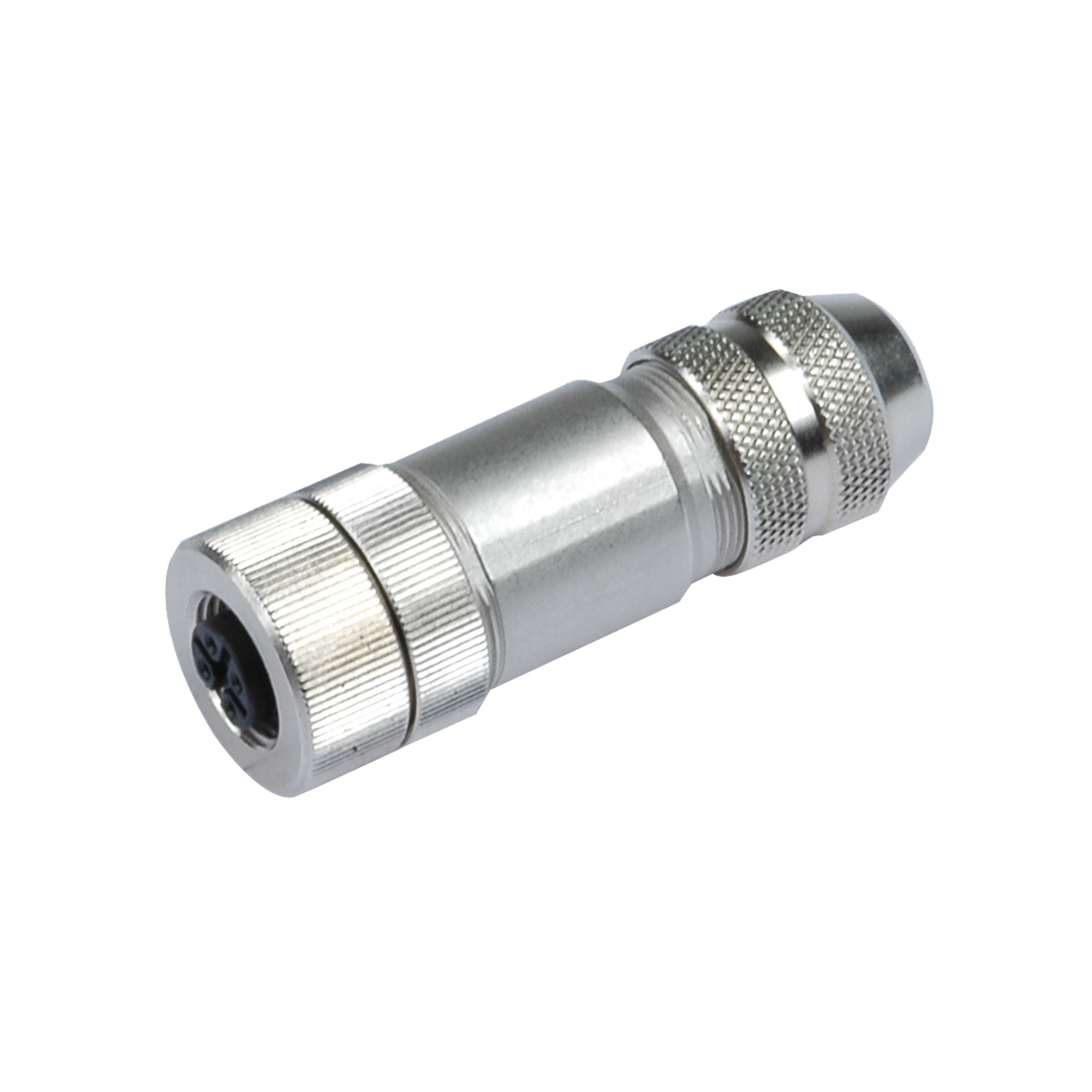 M12 Buchse 0°, für Profibus-DP, 5-polig, B-kodiert - Riegler 153742