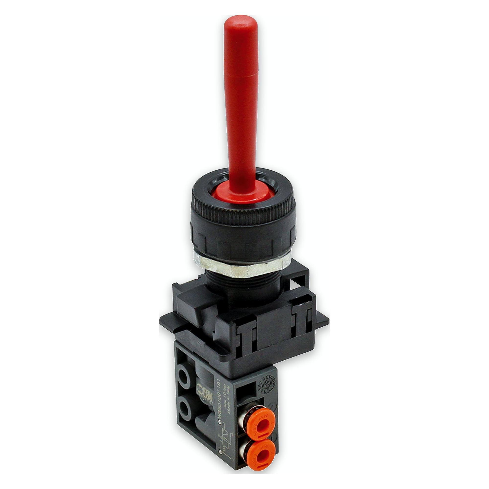 3/2-Miniventil, manuell, Handhebel, NC, monostabil Reihe VME - Riegler K2675