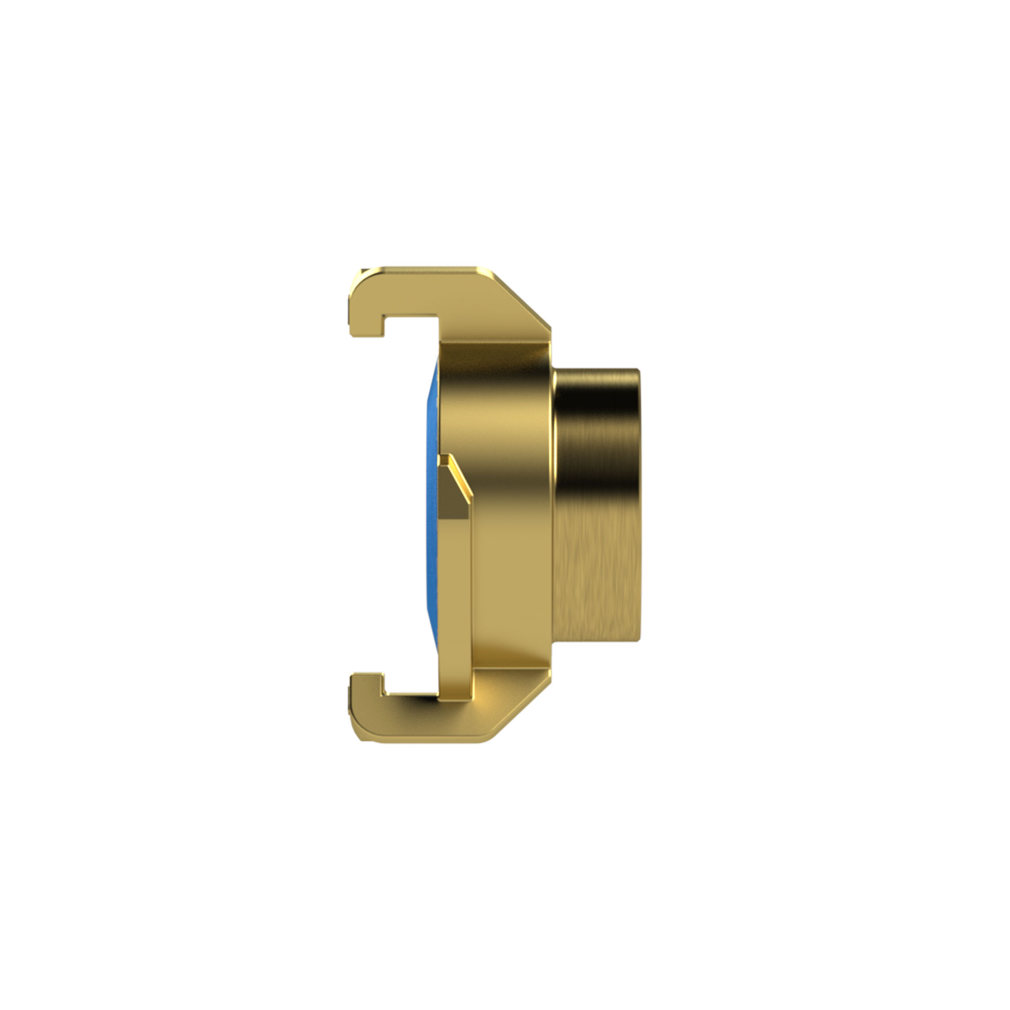 GEKA hose piece, rigid, potable water, lead-free brass, G 1 ET - Riegler 154164