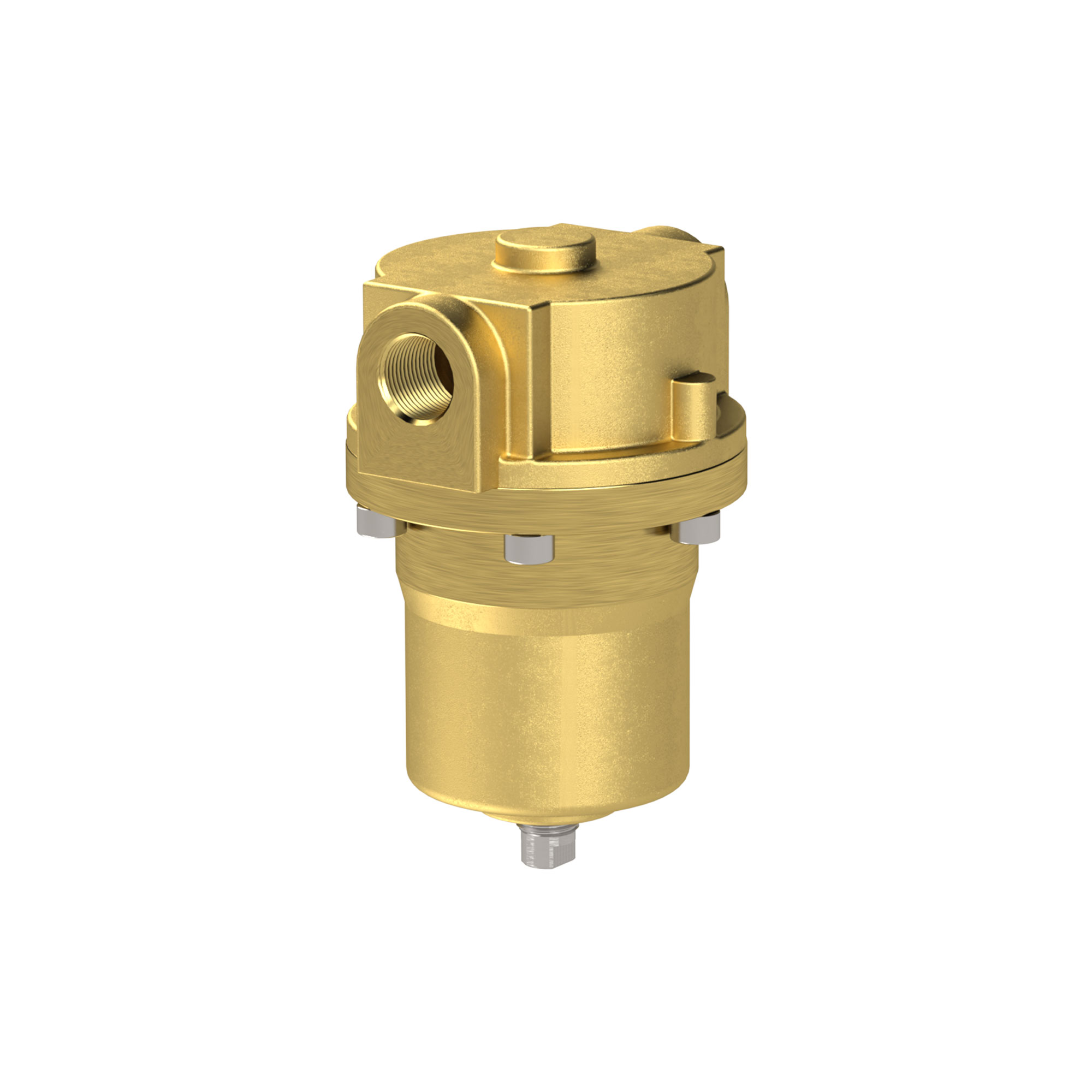 High pressure filter 60 bar, with manual drain valve - Riegler K2696