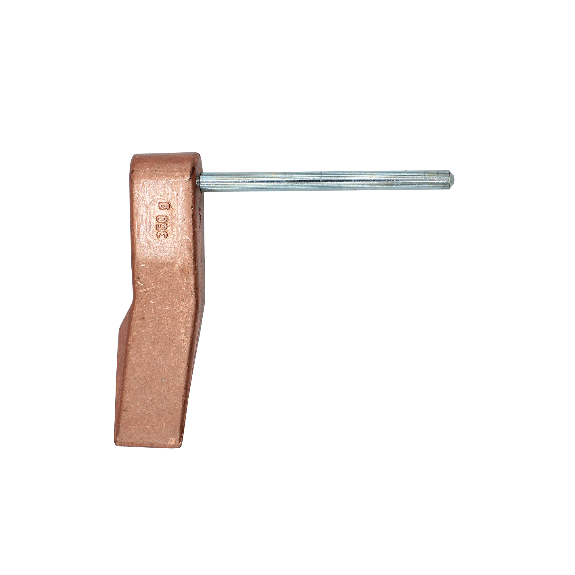 Hammered copper, weight: 350g, for soldering iron - Riegler 155097
