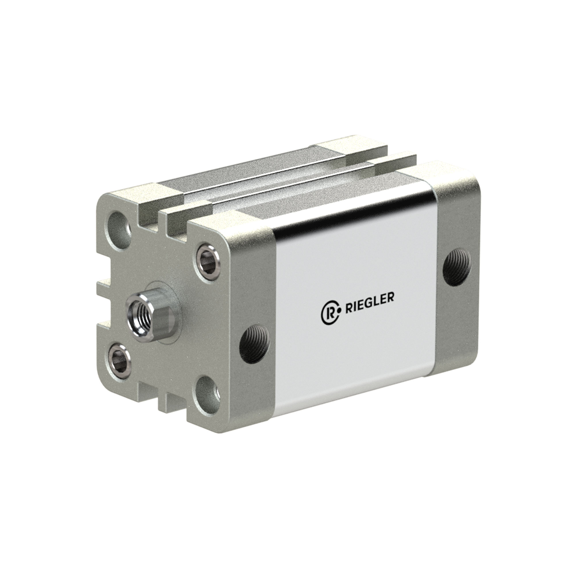Compact cyl., double-acting, Piston Ø 12, Stroke 5,M5,ISO21287 - Riegler K2338