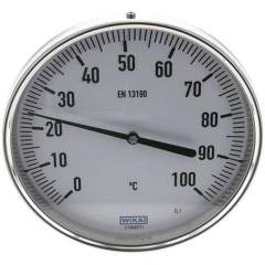 Wika TW 100160160 Bimetallthermometer, waagerecht D160/0 bis +100°C/160mm