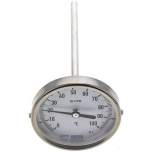 Wika TW 10080160 Bimetallthermometer, waagerecht D80/0 bis +100°C/160mm