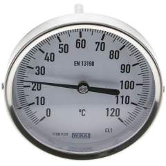 Wika TW 120100100 Bimetallthermometer, waagerecht D100/0 bis +120°C/100mm