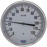 Wika TW 12016063 Bimetallthermometer, waagerecht D160/0 bis +120°C/63mm