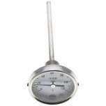 Wika TW 12063160 Bimetallthermometer, waagerecht D63/0 bis +120°C/160mm