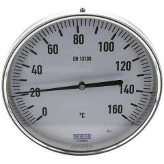Wika TW 160160160 Bimetallthermometer, waagerecht D160/0 bis +160°C/160mm