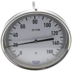 Wika TW 160160200 Bimetallthermometer, waagerecht D160/0 bis +160°C/200mm