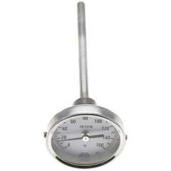 Wika TW 16063160 Bimetallthermometer, waagerecht D63/0 bis +160°C/160mm