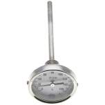 Wika TW 16063160 Bimetallthermometer, waagerecht D63/0 bis +160°C/160mm